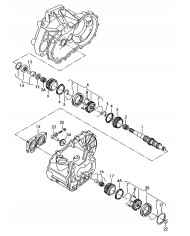 Piasta Synchronizatora z Tulejką Przesuwną 5b VW 02T311241E 62459