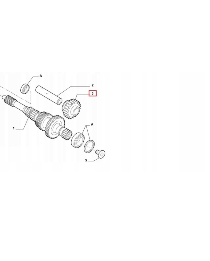 Koło wstecznego biegu Boxer Ducato Jumper 27 zębów 9670611780 12834