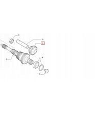 Koło wstecznego biegu Boxer Ducato Jumper 27 zębów 9670611780 12834
