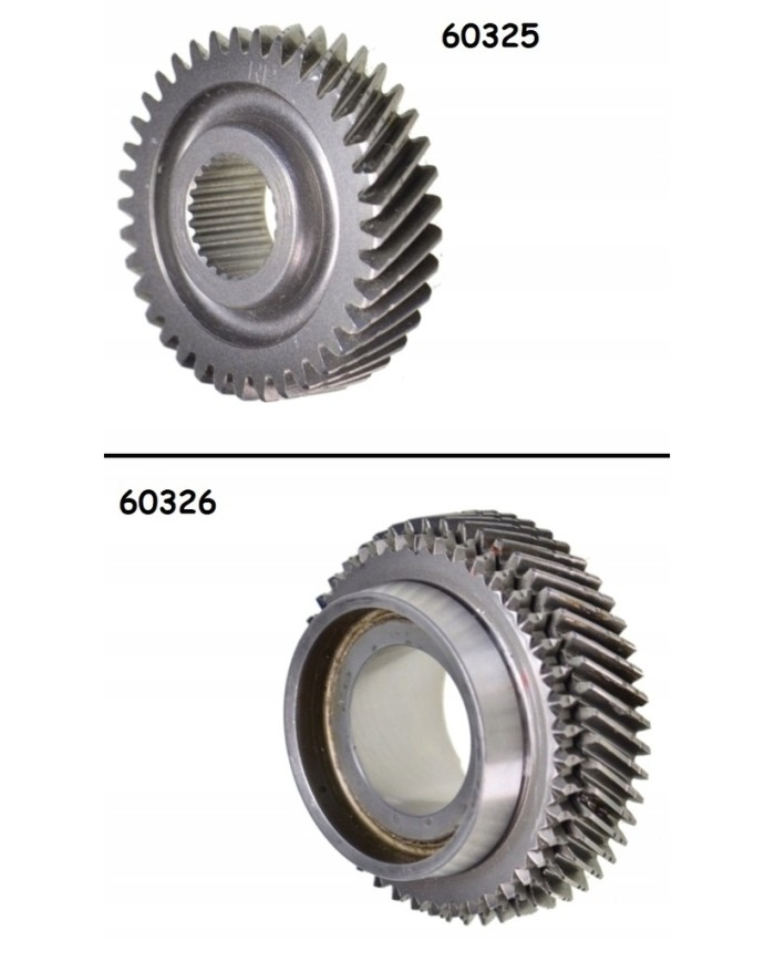 Komplet kół + łożysko auta grupy VW 5 bieg 37:50 60325 60326