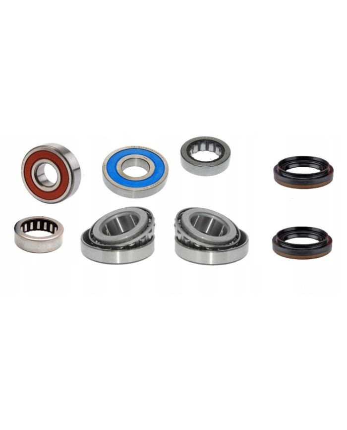 Zestaw łożysk skrzyni + uszczelniacze OPEL F13