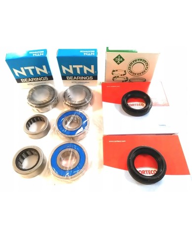 Łożyska komplet skrzynia F17 Opel +dyfer+simmery