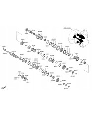 Koło 5 biegu Kia , Hyundai 43241-39030 39 zębów 62660