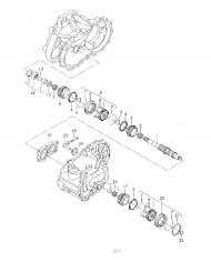 Wałek sprzęgłowy 02T311103AD auta grupy VW 11/22 z 62409