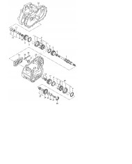 Łozysko dekla skrzynia 6 biegów auta grupy VW GVV