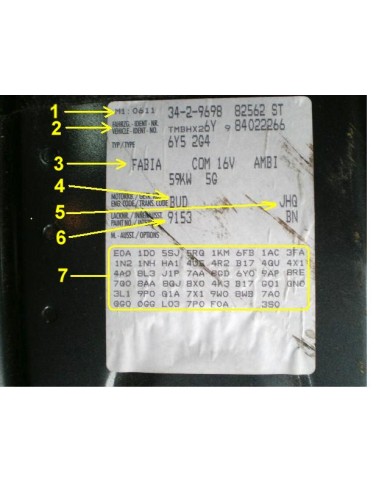 Zestaw łożysk skrzyni MQ100 SQ100 VW Polo 1,0