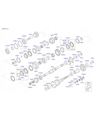 Wałek Hyundai 43215-5K200 62731