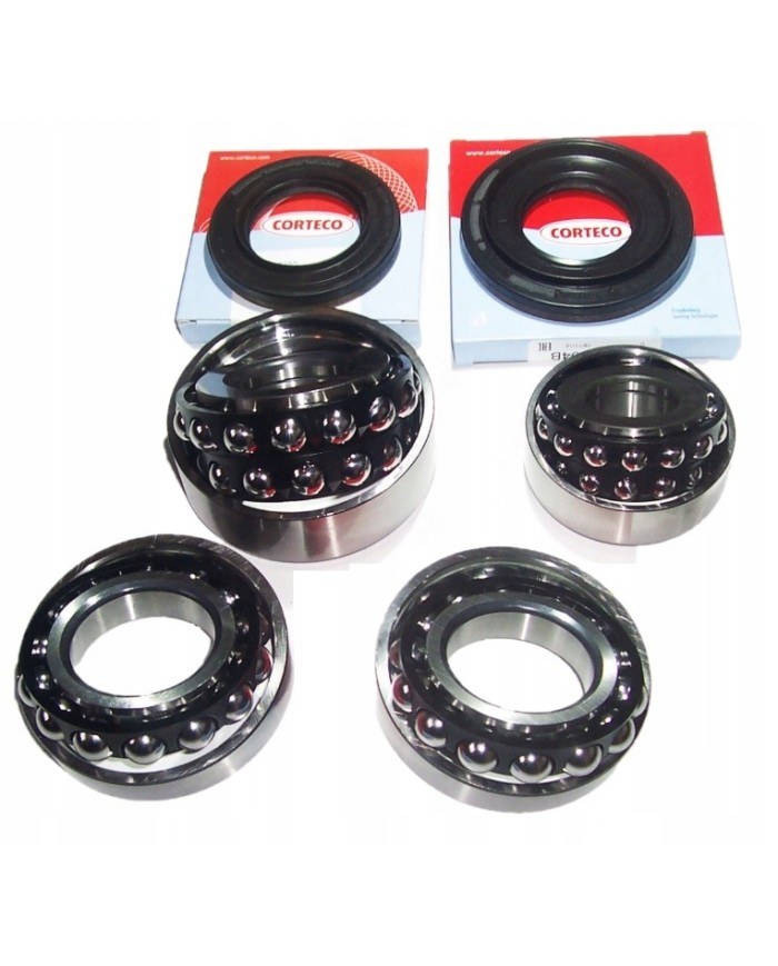 Łożyska + simmery przedni most BMW