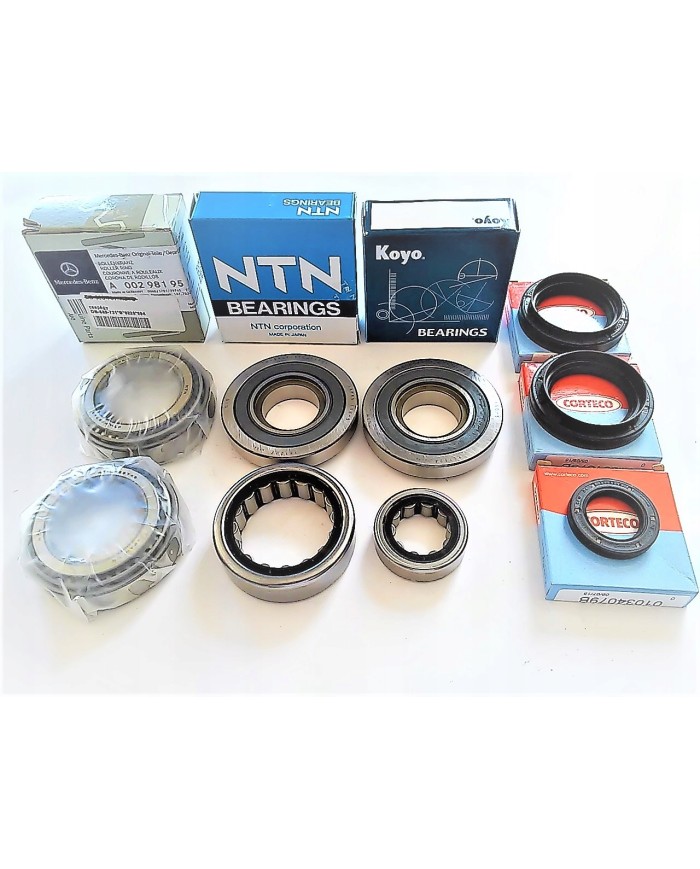 Łozyska kpl skrzynia Mercedes W168,W169,W245,Vaneo