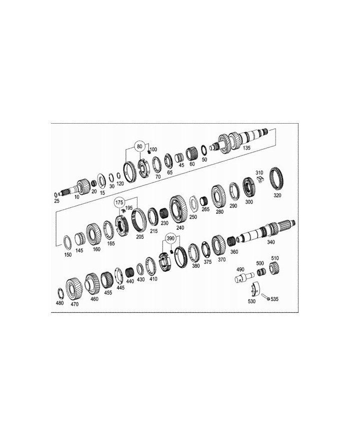 Wałek sprzęgłowy MB Sprinter 1642620302 23 zęby 74287