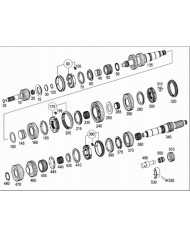 Wałek sprzęgłowy MB Sprinter 1642620302 23 zęby 74287