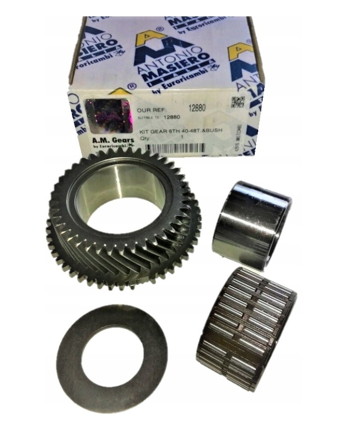 Koło lift 6 ty + łożysko + podkładka M40 40 zębów 12880