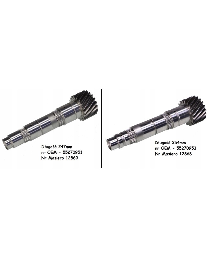 Wałek Główny Boxer Ducato Jumper M40 15 zębów 12868 12869