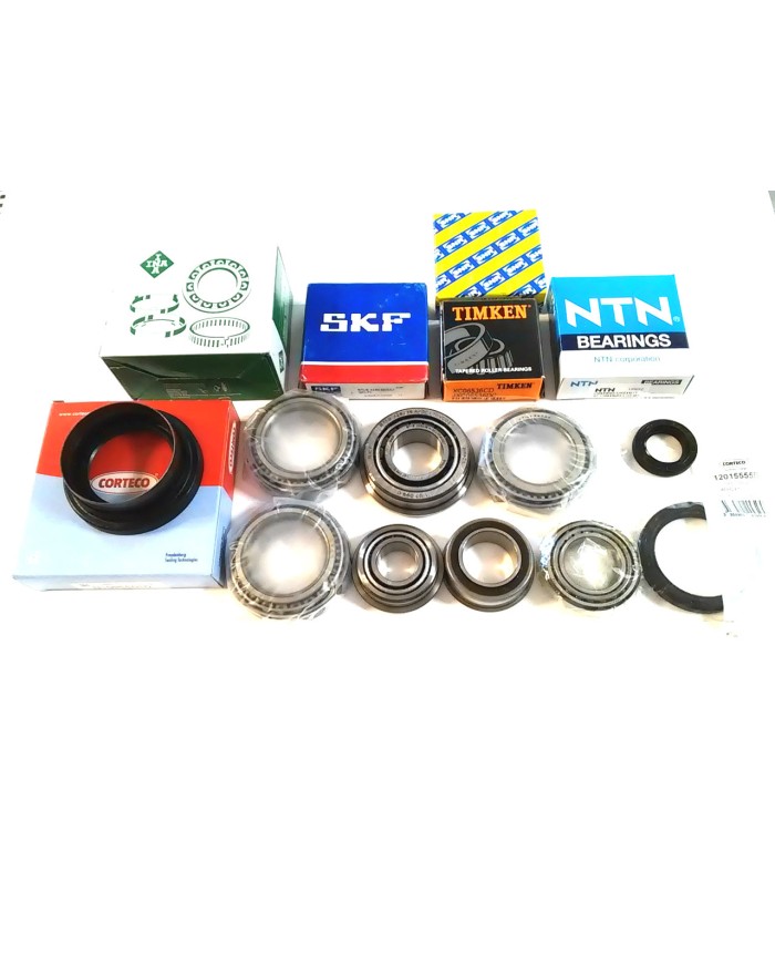 Łożyska komplet skrzynia biegów Audi Seat Skoda VW 0A4-02A MQ250 JCX GQQ