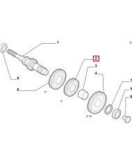 KOŁO 3-BIEGU DUCATO JUMPER BOXER M40 52zęby 2006- 12856