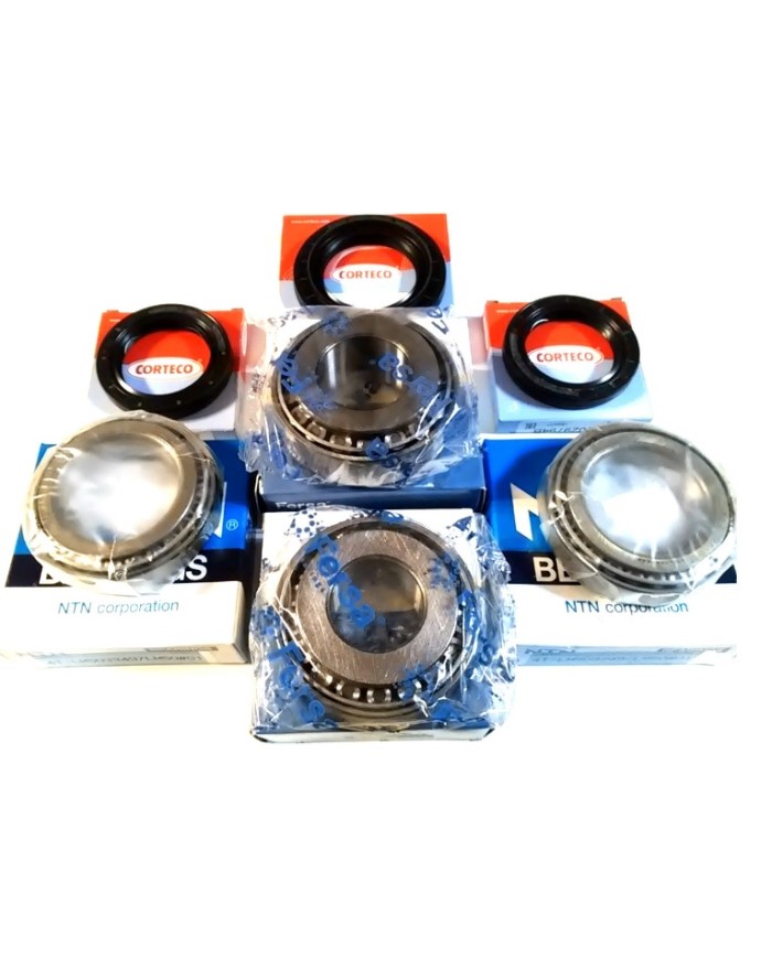 Łożyska + uszczelniacze zestaw most przód/tył Grand Vitara